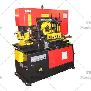 Giá Rẻ Q35y-25 Thủy Lực Ironworker Máy Với Đấm Lỗ Chức Năng