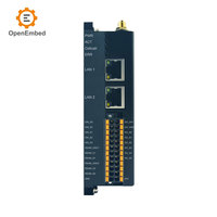 Passerelle IoT industrielle modulaire 4DI 6DO RS485 Ethernet WIFI BLE 5.0 4G LTE LoRa ESP32 P4 C6 pour contrôle PLC et programmation