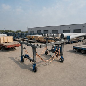 Grue portique multi-usage à pneus en caoutchouc de 120 tonnes, portée de 50 m, électrique et diesel, pour roulery, prix de gros - Product Image 2