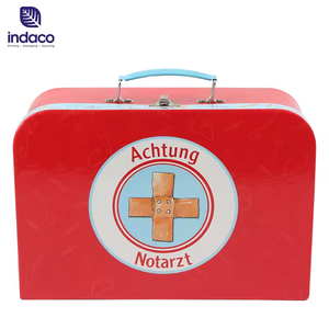 Valise en carton avec poignée métallique pour jeu de docteur, jouets médicaux, coffret cadeau pour bébé - Product Image 4