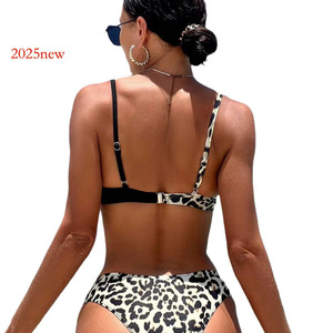 ชุดว่ายน้ำสตรีเซ็กซี่ลายเสือดาวบิกินี่แฟชั่นพิมพ์ลายเสือดาวชุดว่ายน้ำวันหยุดพักผ่อน2025 - Product Image 5