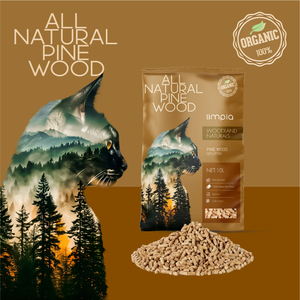MRC Pinewood Natural <b>Cat</b> <b>Litter</b> Sand Biodegradable and Sustainable with Activated Carbon Pinewood <b>Cat</b> <b>Litter</b> - Product Image 2