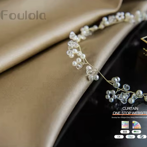 Nhà Máy Bán Buôn Giá Rẻ Chất Lượng Cao Đồng Bằng Hoặc Dập Nổi Ba Dệt Màn Chắn Sáng Vải - Product Image 1