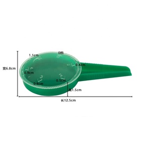 Penyembur biji taman bulat plastik 12.5cm, desain minimalis untuk penggunaan taman - Product Image 3