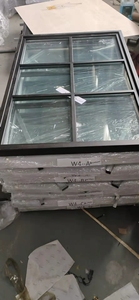 5 + 6A + 5 mm Kính cường lực thép cố định cửa sổ thép đơn giản Thiết kế cửa sổ nướng - Product Image 4