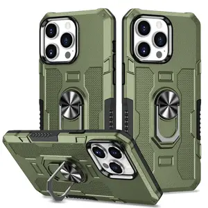 Heavy Duty Rugged Armour Back Cover For Infinix Smart 7 Phone Case With Magnetic Car Mount Holder For Infinix Zero 5G 2023