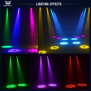 30 Wát Mini DMX tại chỗ <span class=keywords><strong>gobo</strong></span> chùm chiếu <span class=keywords><strong>LED</strong></span> di chuyển đầu ánh sáng cho DJ bên Disco Câu lạc bộ - Product Image 5