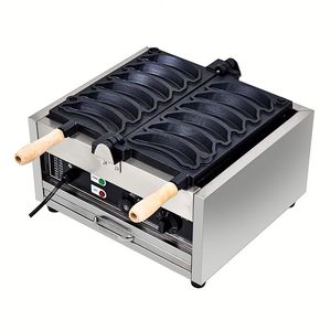 Máquina para hacer gofres de horno de 2 placas, diseño de animales, de acero inoxidable, para rebanadas cuadradas, tipo panqueque, con función de barrido de arena, Servo Amerika, tanque de aire inverso - Product Image 2