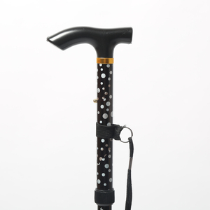 Bâtons <span class=keywords><strong>de</strong></span> <span class=keywords><strong>marche</strong></span> pliables et réglables, poignée en ABS Simple, Tube en aluminium PVC pieds, Extension légère, prix d'usine, bon marché - Product Image 5