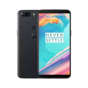 오리지널 Oneplus 5T A5010 휴대 전화 4G LTE 6.01 "8GB RAM 128GB 듀얼 SIM 카드 전체 화면 Snapdragon 835 중고 전화