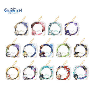 2025 gros populaire Gadgets sous licence officielle <span class=keywords><strong>Genshin</strong></span> Impact acrylique porte-clés breloques Promotion cadeau acrylique pendentif - Product Image 5