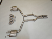 Système d'échappement en acier inoxydable T304 de qualité supérieure avec soupapes électroniques télécommandées pour Mercedes-Benz C63 AMG W204 6.2L