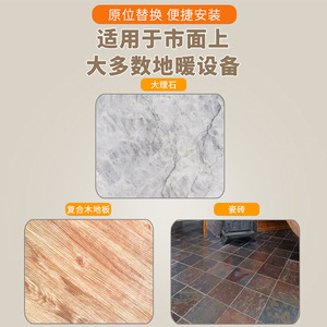 Electric Floor Heating <b>Thermostat</b> Digital Display 28A 16A White No Wi-Fi Remote <b>Control</b> Home HVAC System - Product Image 5