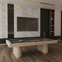 Heißer Verkauf: Elegantes Design, anpassbarer 7ft 8ft 9ft moderner Luxus-Billardtisch