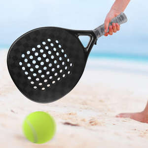 Nueva Raqueta de Pádel Profesional Personalizada con Forma de Diamante/Lágrima/Redonda, <span class=keywords><strong>Fibra</strong></span> de Carbono 3k/12k/18k/Kevlar, Pelotas Portátiles - Product Image 5