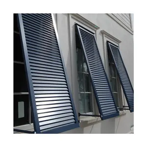China factory directly supply aluminum shutters sun louver blades shade extruded louver shutters window