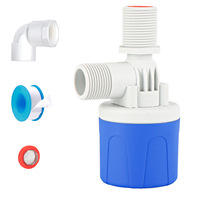 Vanne à flotteur de contrôle de niveau d'eau entièrement automatique Alahot Easy Install 1/2 pouce pour réservoir d'eau, tour, piscine
