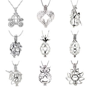 DAOSHANG Alibaba China Supplier Custom Wholesale Luxury Creative Trendy Fashion Jewelry Charms 925 Sterling Pearl <b>Necklace</b> - Product Image 1