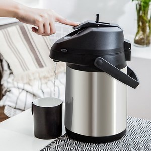 Airpot <span class=keywords><strong>Thermos</strong></span> 2.5L 3L 4L Isolé Sous Vide en Acier Inoxydable à Levier <span class=keywords><strong>Action</strong></span> Airpot <span class=keywords><strong>Thermos</strong></span> Eau Café Airpots Distributeur avec Pompe - Product Image 3