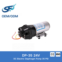 Pompe à diaphragme DP-35 24V DC avec interrupteur de pression intégré, résistante à la corrosion, faible bruit, pour équipement de lavage de voitures