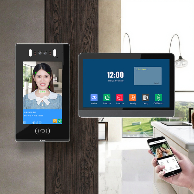7 Inch Cloud Face Recognition Biometric Access Control Product Time Attendance Face Recognition Camera
