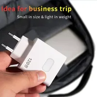 Pengisi Daya USB GaN 120W QC3.0 Pengisian Cepat Port Tipe-C Perlindungan OTP untuk Laptop Tablet Smartphone Earphone