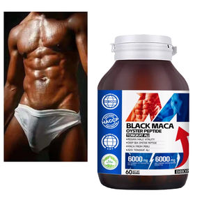 Natürliche Männergesundheitskapseln Schwarzer Maca-Extrakt Männliches Tonikum Nahrungsergänzungsmittel Natürlicher Libido-Booster Maximaler Männerwachstum-Energiebooster - Product Image 1