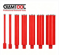 Foret diamanté à eau Diamtool certifié CE pour le forage de l'asphalte, modèle 1-1/4-7 UNC (longueur totale 450 mm) |   OEM/ODM