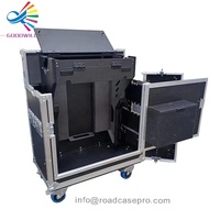 Étui hydraulique GoodCase pour console de mixage numérique Allen & Heath Avantis SOLO, design personnalisé OEM avec bras pour ordinateur portable