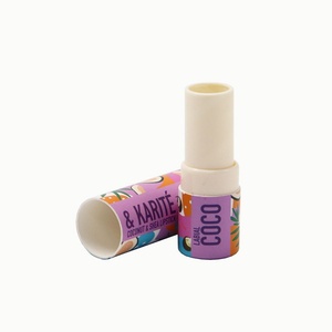 Biodegradable Embossing Custom Patterns Colorful Twist Tube Cylinder Box Recyclable Eco-Friendly Kraft Paper Cosmetics Packaging - Product Image 5