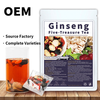 Ginseng Kruidenthee Mengsel Gemengde Kruiden voor Hete Brouw, in Water te Zetten, Droge Bewaring Verpakking