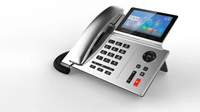 Beau design nouveau modèle SIP Business Phone grand écran pour l'interphone de bureau avec 4 lignes VOIP/compte