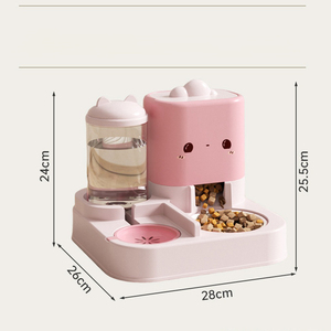 2-in-1 <b>Cat</b> Water Fountain & Auto <b>Feeder</b> - Universal Pet Supplies - Product Image 3