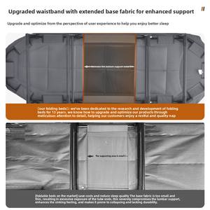 Letto Pieghevole Super Conveniente per Una Persona, Portatile, per Ufficio, Traspirante, Salva-Spazio, Ideale per Pausa Pranzo e Riposo - Product Image 5