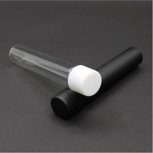 Cam ön rulo tüp şişesi puro ambalaj temizle cam tüp şişe tüp şişesi çocuk dayanıklı kapak ile - Product Image 6