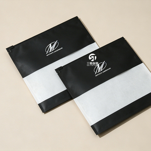 Custom Printed Kraft Paper Slider Zipper Bags | 3 Side Seal Packaging for boxer briefs - Product Image 4