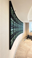 P0.6 0.625Mm 3600X2025Mm 11.8X6.6Ft Layar Video Wall LED P0.6 untuk Home Theater Dalam Ruangan di AS