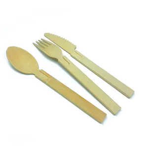 Biodegradable Bamboo Cutlery Set - Earth-Friendly Utensils For Sustainable Living