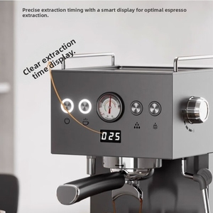 Machine à expresso semi-automatique avec tête d'extraction commerciale de 58 mm et mousseur à lait pour la maison et les petits cafés - Product Image 2