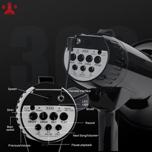 XB-11S रिचार्जेबल मेगाफोन स्पीकर पोर्टेबल लाउडस्पीकर हॉर्न हैंडल मेगाफोन - Product Image 2