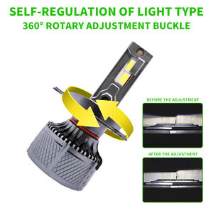 YUFING15000LM 120W H7 haute puissance 6500K faisceau blanc Bi Led projecteur lentille <span class=keywords><strong>30</strong></span> 9007 phares Laser pour <span class=keywords><strong>BMW</strong></span> M340i G22 - Product Image 2