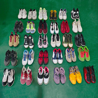 Chaussures de basketball montantes d'occasion pour hommes, en cuir véritable, grandes marques internationales, qualité A, grandes tailles, vente en gros