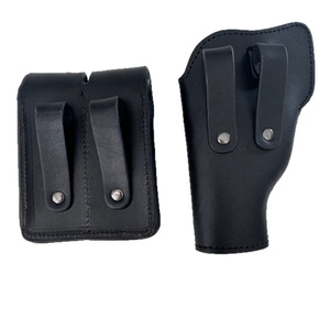 Duurzame Anti-Grab Echt Koeienhuid Lederen Taille Opknoping <span class=keywords><strong>Holster</strong></span> Dubbelrij Magazine Nieuw 193 Pistooltas Voor 2025 Knoop - Product Image 4