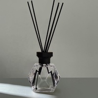 Ensemble cadeau diffuseur de parfum à bâtonnets de luxe, grand format, vide, 200 ml, en verre avec couvercle, vente en gros