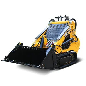 Walk Skid Steer Loader American Engine Special Offerloder Cat Cubota Minipala Gommata Kar Mini Walk Behind Skid Steer Loader