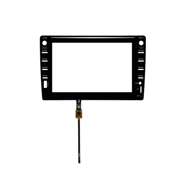 8 Inch 8 Key 2.5D Capacitive Touchscreen Display Suitable for in Car Navigation