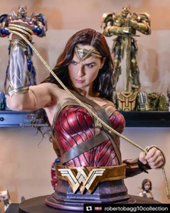 โมเดลรูปปั้นครึ่งตัววันเดอร์วูแมน คุณภาพสูงจาก <span class=keywords><strong>DC</strong></span> Comics Justice League ขนาด 1/1 สำหรับตกแต่ง - Product Image 5