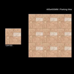 กระเบื้องปูพื้นพอร์ซเลนผิวด้านสำหรับภายนอกอาคาร ขนาด 400x400 มม. รับน้ำหนักได้มาก เหมาะสำหรับปูพื้นที่จอดรถ - Product Image 1