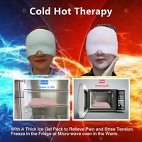 2025 nuevo dolor de cabeza ajustable terapia de frío tamaño único Gel líquido hielo microondas alivio del dolor gorra para el dolor de cabeza alivio de la migraña gorra