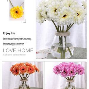Fleur artificielle petite marguerite gerbera, décoration rustique pour la maison, centre de table, plante artificielle, approvisionnement en gros usine - Product Image 4